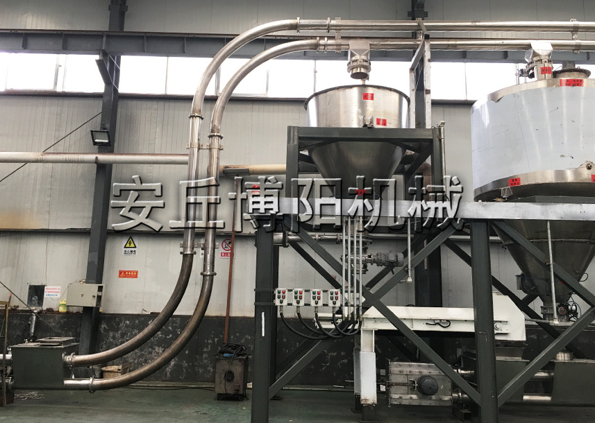 安丘博陽機(jī)械鋁粉管鏈輸送機(jī)輸送過程中沒有粉塵外揚
